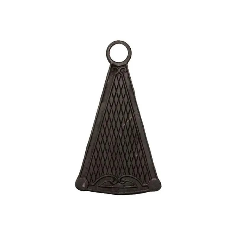 Degrau Patamar para Escada Caracol 88x45cm em Ferro Fundido Fundição São Cristóvão