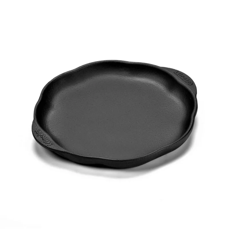 Chapa Petisco Redonda Alça de Ferro Panela Mineira 20x1,5cm - Panela Mineira - Pet Shop