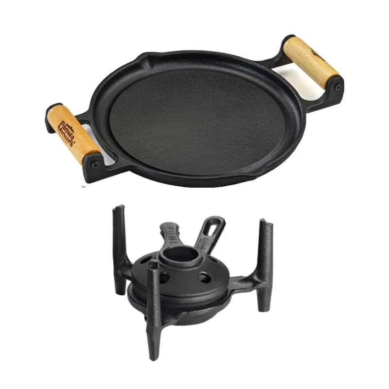 Fogareiro Fogo Forte com Bifeteira Ferro Panela Mineira 22cm - Panela Mineira - Esporte E Lazer