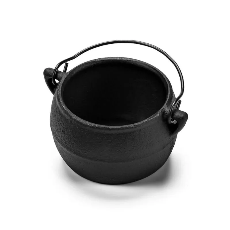 Caldeirão Bojudo Miniatura Ferro Fundido 100ML Panela Mineira Café - Panela Mineira - Utilidades Domesticas