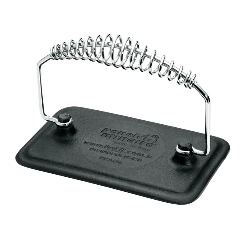 Prensador Retangular Alça de Espiral Panela Mineira 18x11cm - Panela Mineira - Ar E Ventilação