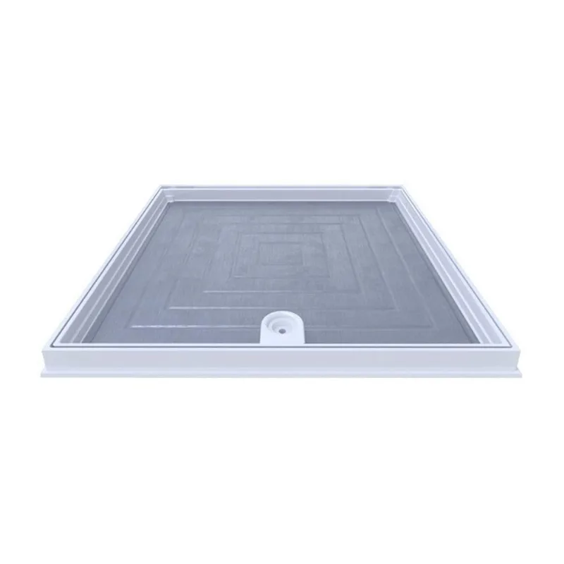 Tampão Articulado Tpr03brspm Para Passagem E Inspeção Alumínio Fundido Branco 40x40cm