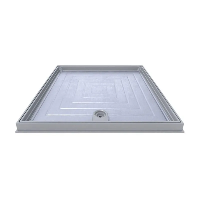 Tampão Articulado Com Rebaixo Para Passagem E Inspeção Tpr03cspm Cinza 40x40cm