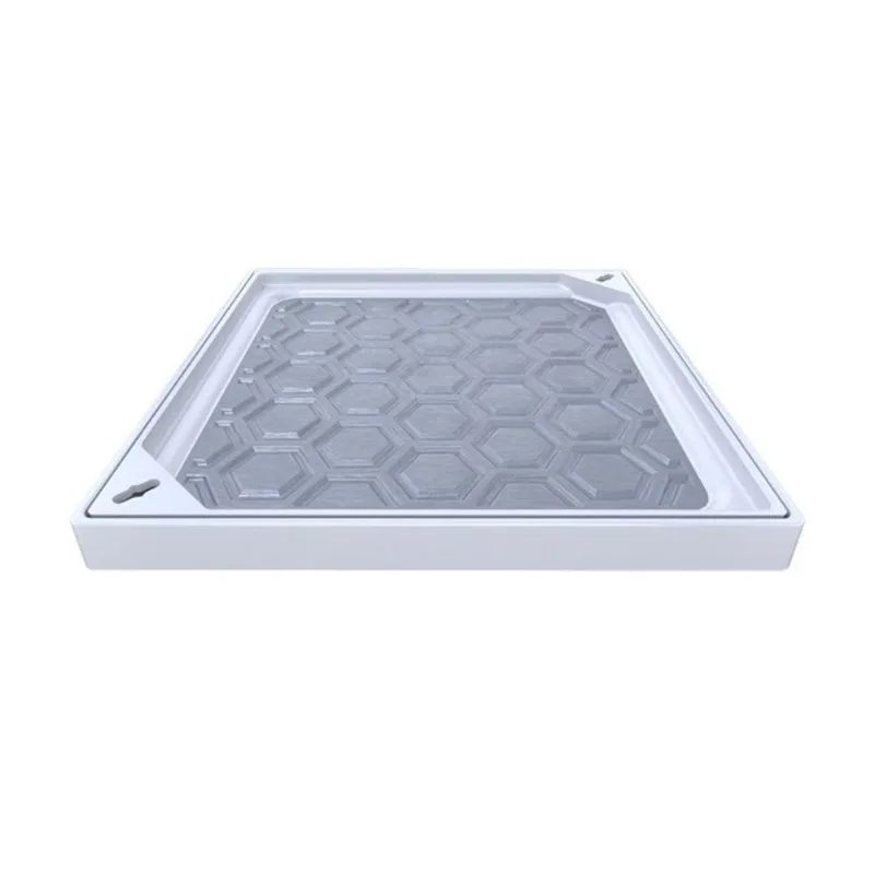 Tampão Simples Com Rebaixo Para Caixa De Passagem Inspeção Tpr01brspm Alumínio Branco 30x30cm - OUTRAS - Serviços