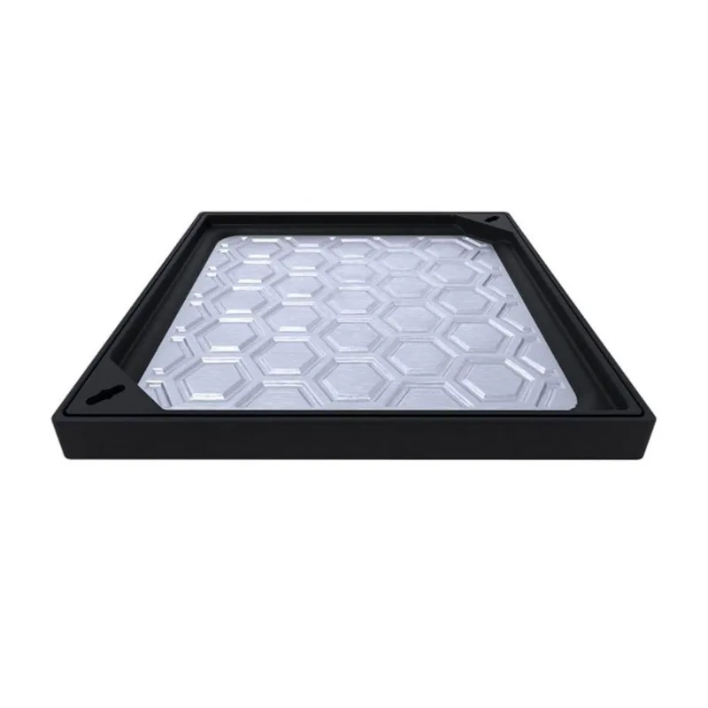 Tampão Simples Com Rebaixo Passagem Inspeção Preto 30x30cm - OUTRAS - Serviços