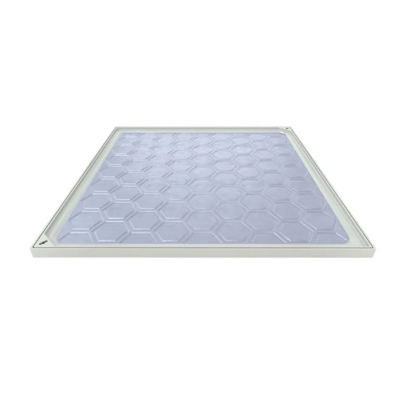 Tampão Simples Com Rebaixo Passagem Inspeção Bege 80x80cm - OUTRAS - Serviços