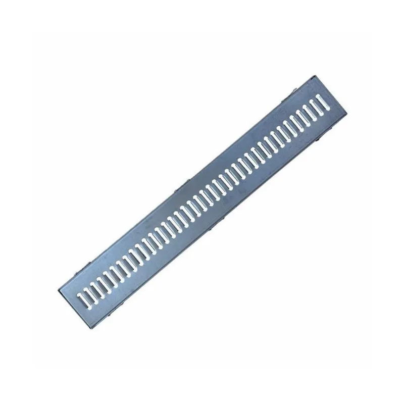 Ralo Grelha Linear GEZ005OM com Caixilho Aço Galvanizado 15x100cm Alta Resistencia Inox Ouro Minas