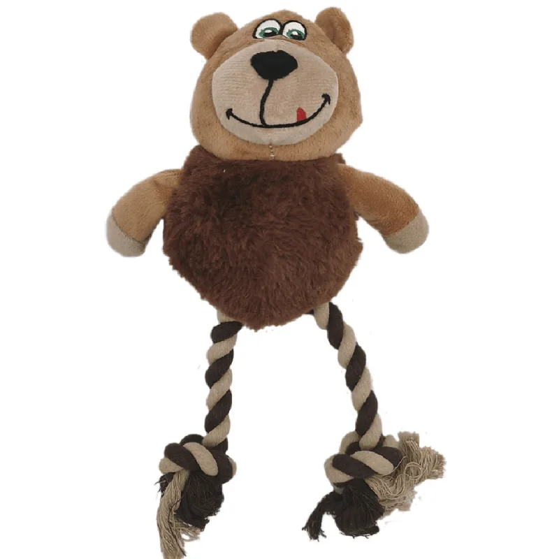 Brinquedo Urso de Pelúcia com Corda Savana - Savana Pet