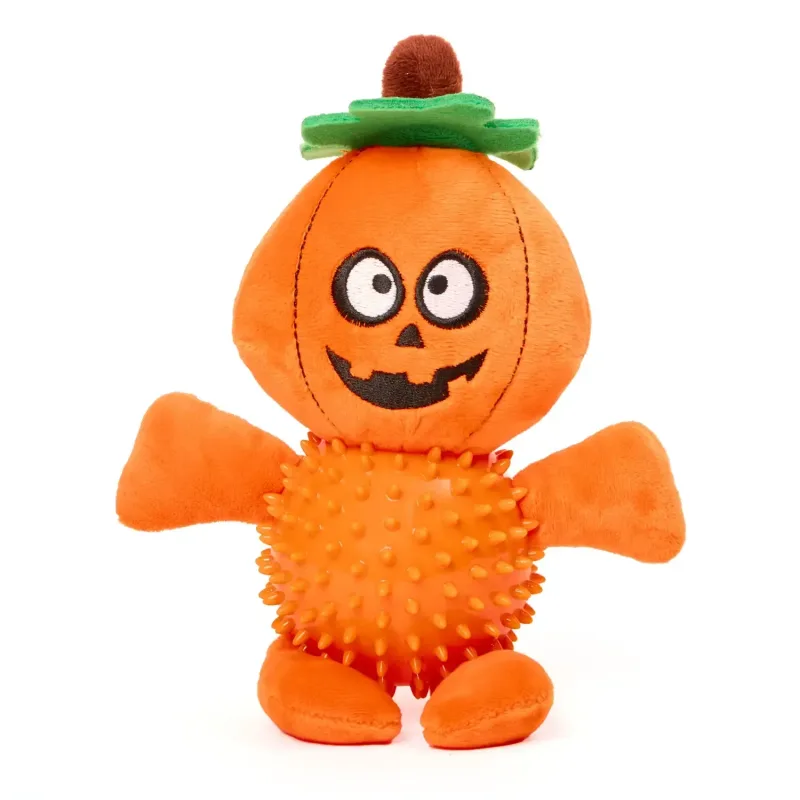 Brinquedo Pelúcia Halloween Abóbora com TPR Savana - Savana Pet - Cachorro