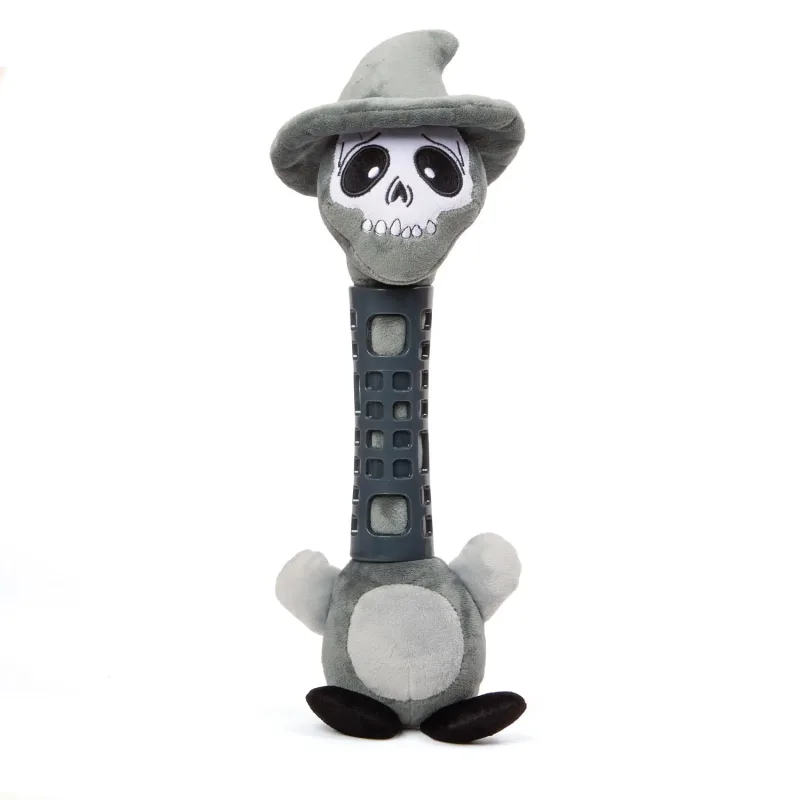 Brinquedo Pelúcia Halloween Caveira com TPR Savana - Savana Pet - Cachorro