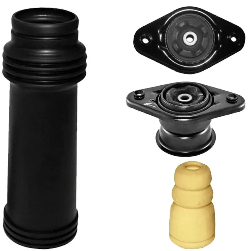 Kit Coxim Batente Coifa Amortec Traseiro Sonata 92 a 2014