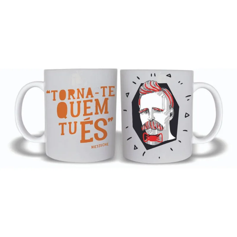 Caneca Nietzsche Filósofo Frase 325Ml Polímero