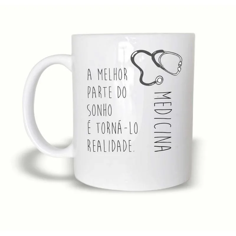 Caneca Graduação Medicina 325Ml Polímero