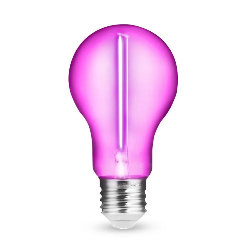 Lâmpada de Filamento LED A60 1W Dimerizável Iluminação Suave Rosa Bivolt Base E27 Elgin - Elgin - Agro
