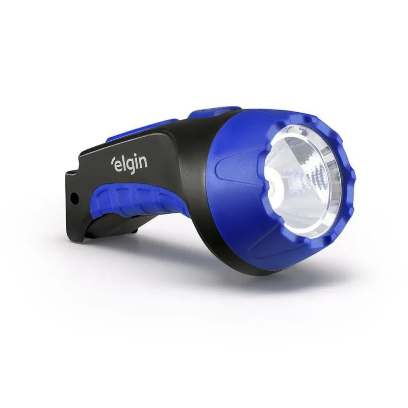 Lanterna Recarregável Power Led Iluminação Intensa Bivolt 1W 500mAh - Elgin - Agro