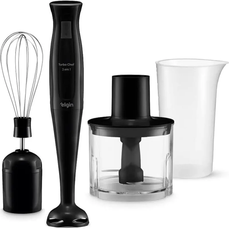 Mixer de Alimentos 3 em 1 Elgin Mix20 200W 1 Velocidade Preto 220V - Elgin - Instrumentos Musicais