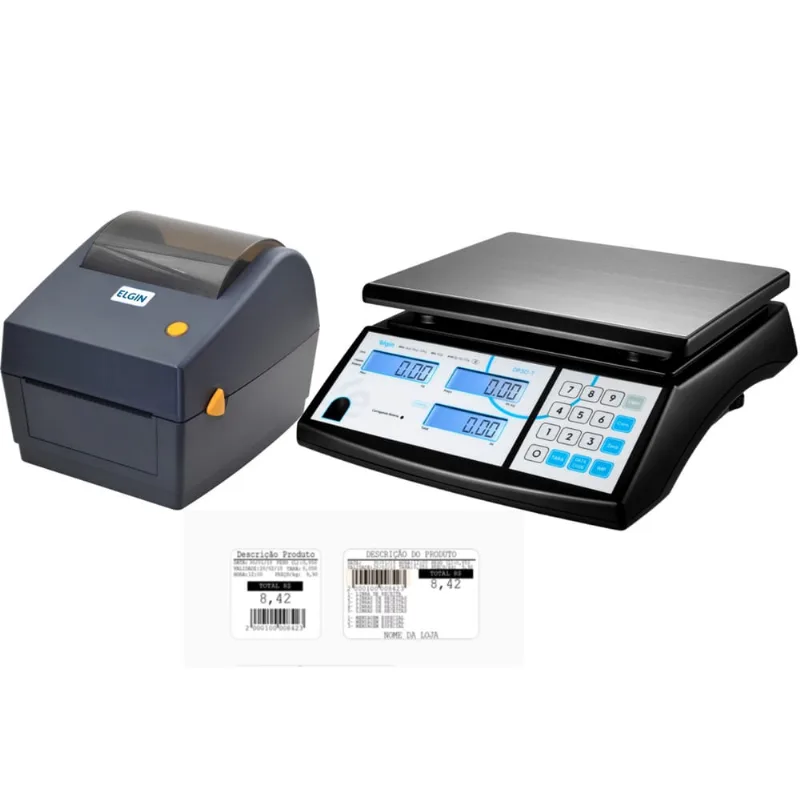 Balança Computadora Elgin DP30T + Impressora Elgin L42 Dt