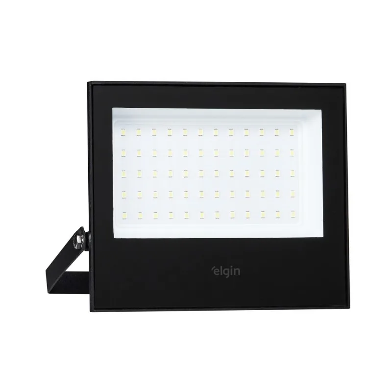 Refletor Led 100W 6500K Preto Elgin