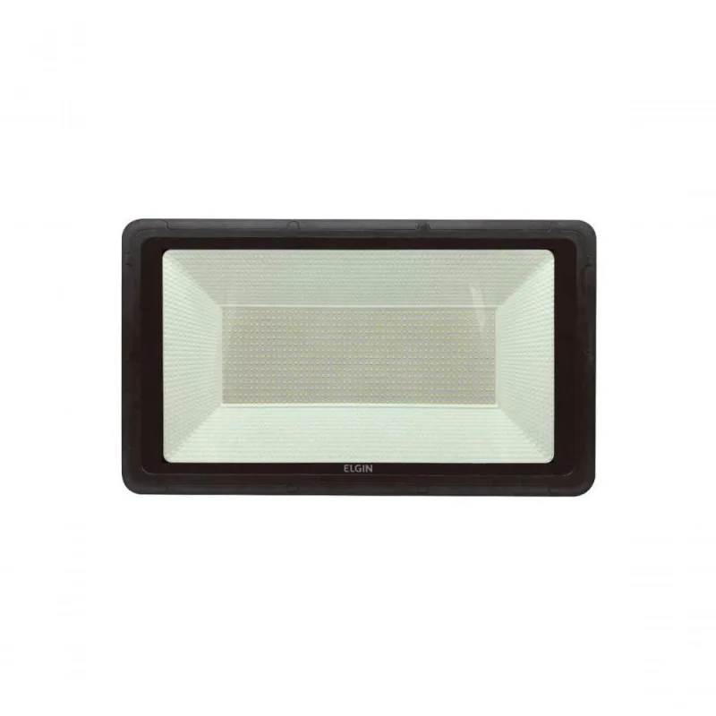 Refletor LED Pro 400W 6500K Bivolt com Fluxo Luminoso 32000LM e IP66 Preto Elgin - Elgin