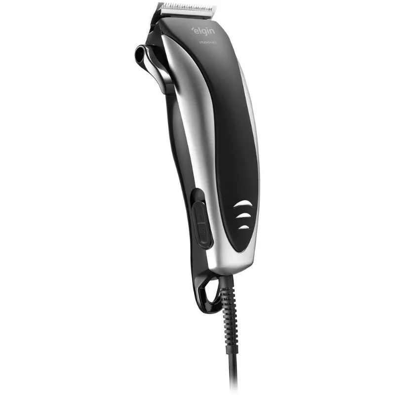 Cortador de Cabelo e Barba Com 8 Acessórios Elgin MCC20 Prata 220V - Elgin