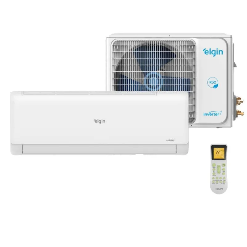 Ar Condicionado Split Elgin Eco Inverter Ii Wi-fi 24000 Btus Quente E Frio 220v Hjqe24c2cc