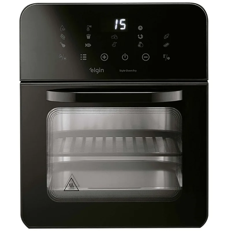 Fritadeira e Forno Elgin Air Fry Multifunções Preto Fosco 10 litros 42AFO2 220V - Elgin