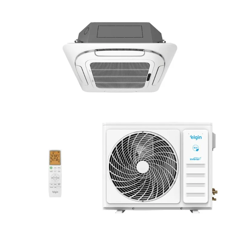 Ar Condicionado Split Cassete 4 Vias Inverter Elgin Wi Fi 24 000 Btus Só Frio 220v Monofasico - Elgin
