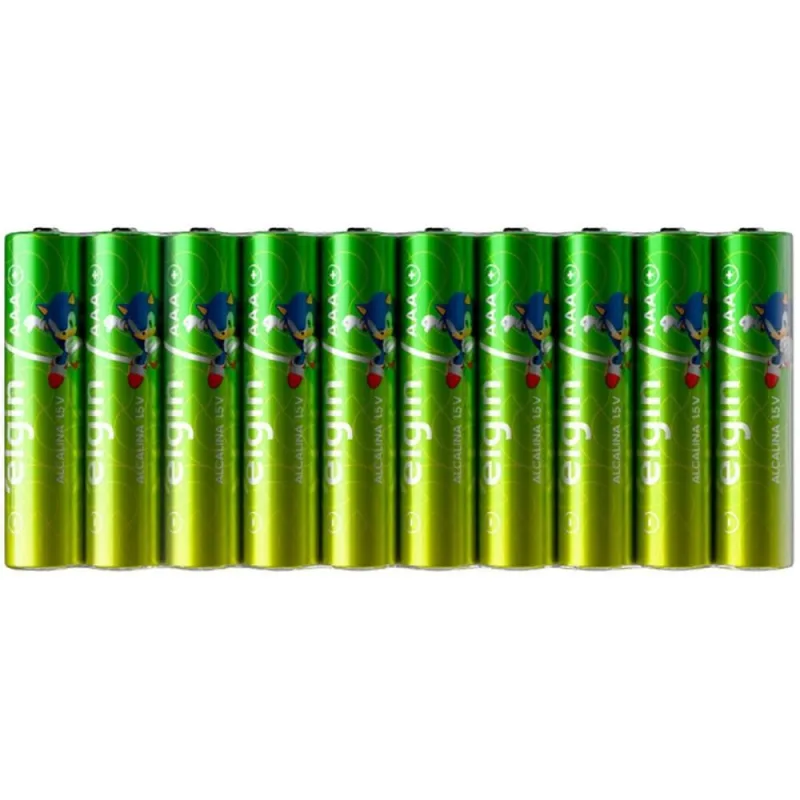 Pilha Alcalina Palito AAA LR03 PCT.C/10 - Elgin