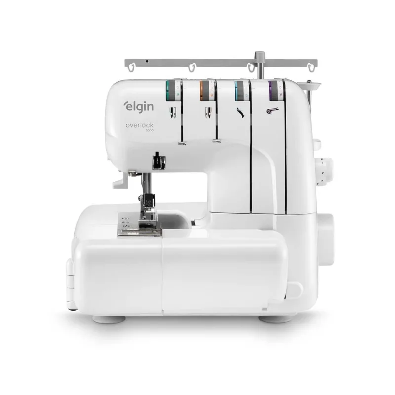 Máquina de Costura Overlock Elgin OV2000 Branca 110W 1.300 PPM - Elgin