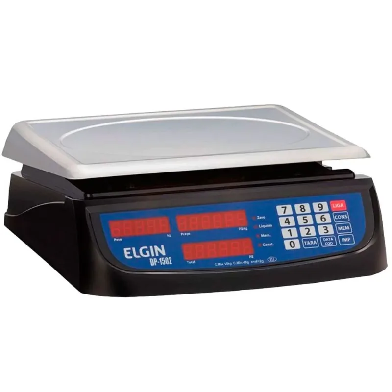 Balança Digital Elgin DP1502 com Bateria 15KG (MP)