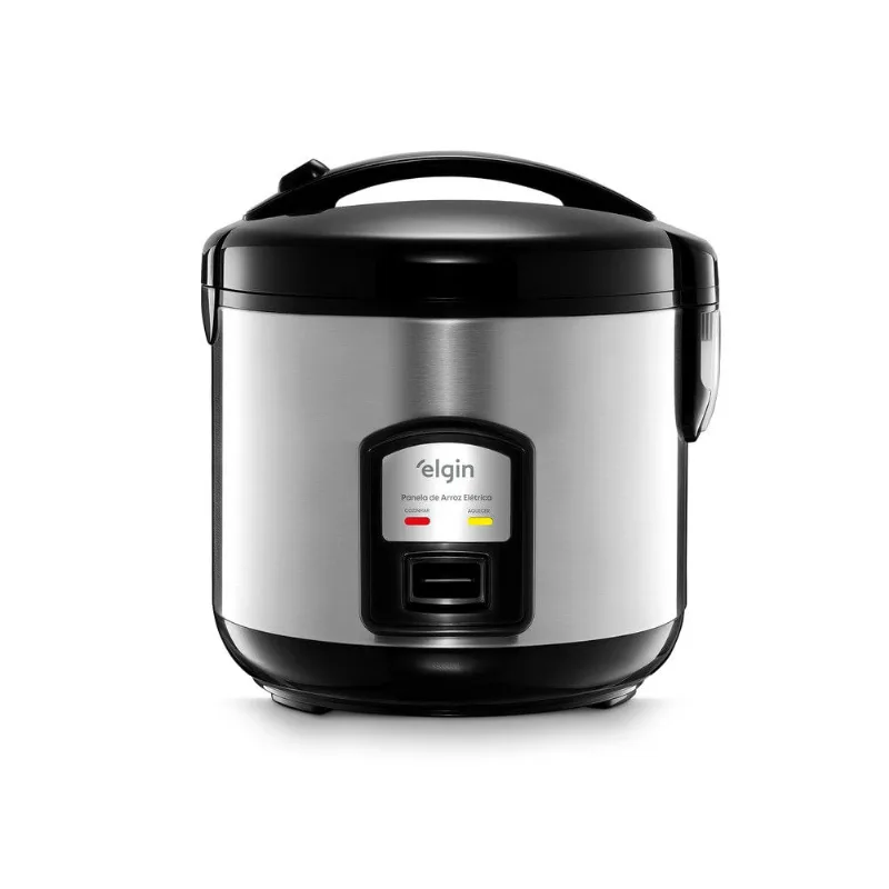 Panela De Arroz Elgin 10 Xicaras 1,8L 700W 127V Preto E Inox PAR30 (MP) - Elgin