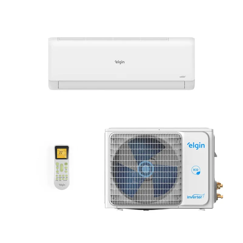 Ar Condicionado Split Hw Inverter Elgin Eco Iii Wi Fi 12 000 Btus R 32 Quente Frio 220v