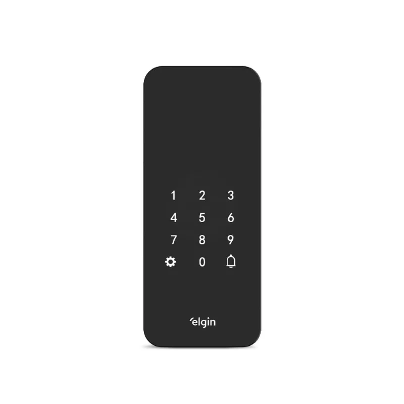 Fechadura eletrônica de sobrepor Forti Basic S - Senha ou Tag Preta