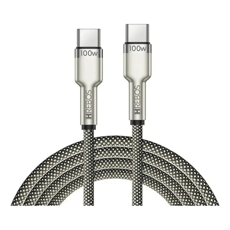 Cabo Carregador Celular Usb C Tipo C 1 Metro 100w Turbo Pro