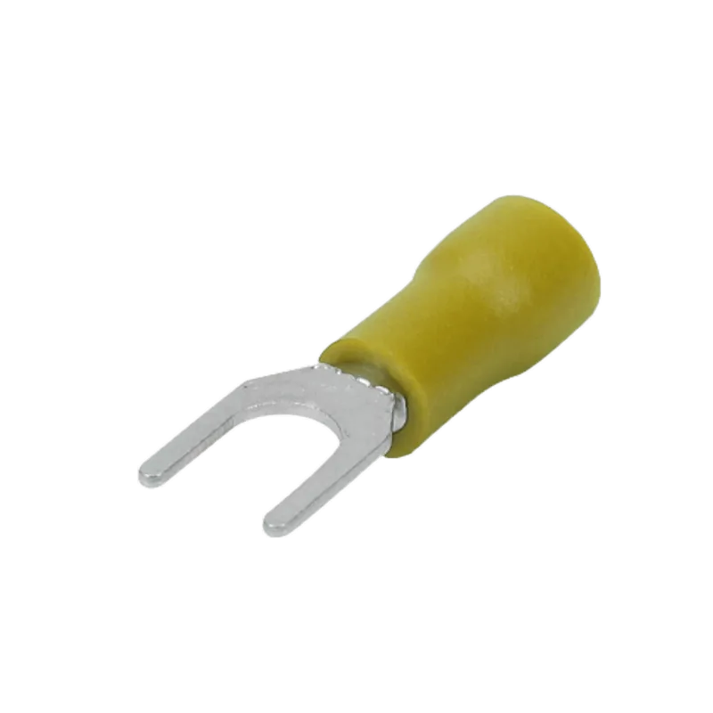 Terminal Forquilha Amarelo 4,0 A 6,0mm 05 Peças Bricopack