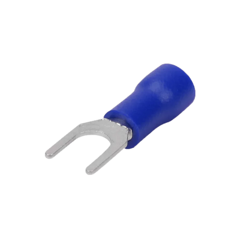 Terminal Forquilha Azul Para Fios De 1,5 A 2,5Mm Ct50Pcs Bricopack
