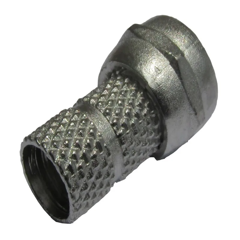 Conector Para Cabo Coaxial Com Rosca Rg 59 02 Peças Bricopack