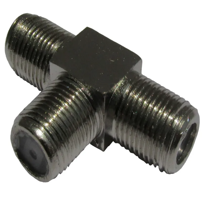 Emenda T 1 2 Com Rosca F Para Cabo Coaxial 01 Peça Bricopack