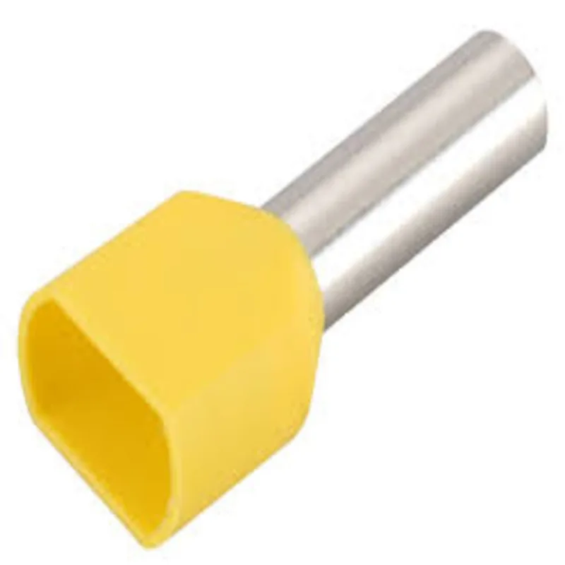 Terminal Ilhos Tubular Amarelo 6Mm² 5 Peças Bricopack - Bricopackx