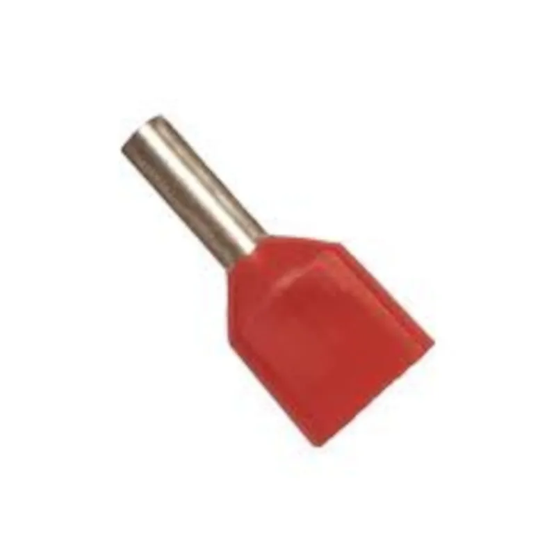 Terminal Ilhos Tubular Vermelho 10Mm² 5 Peças Bricopack - Bricopackx