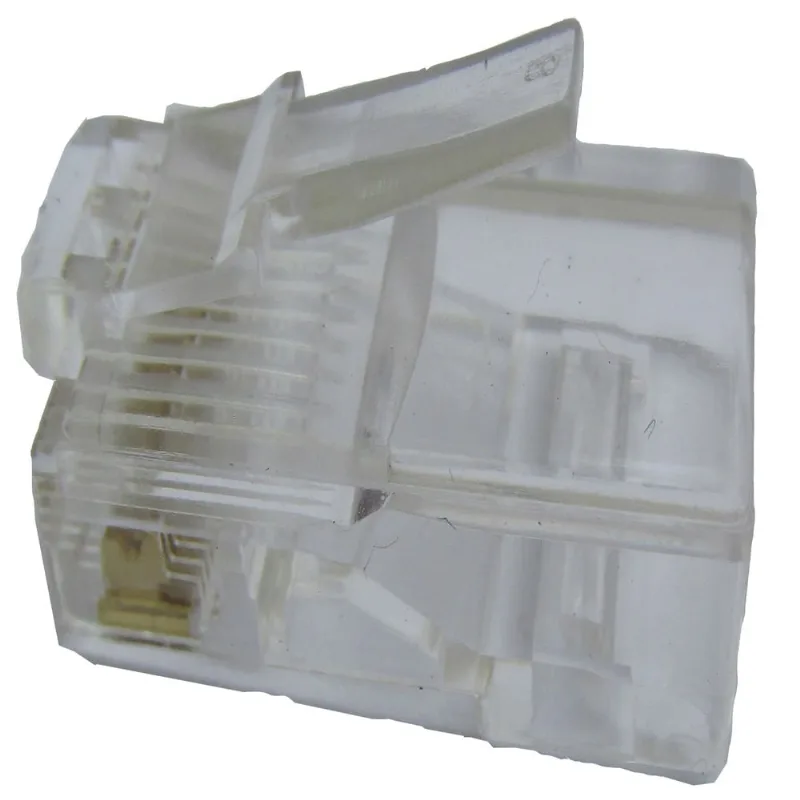 Conector Para Cabo De Telefone Rj11 4 Peças Bricopack - Bricopackx