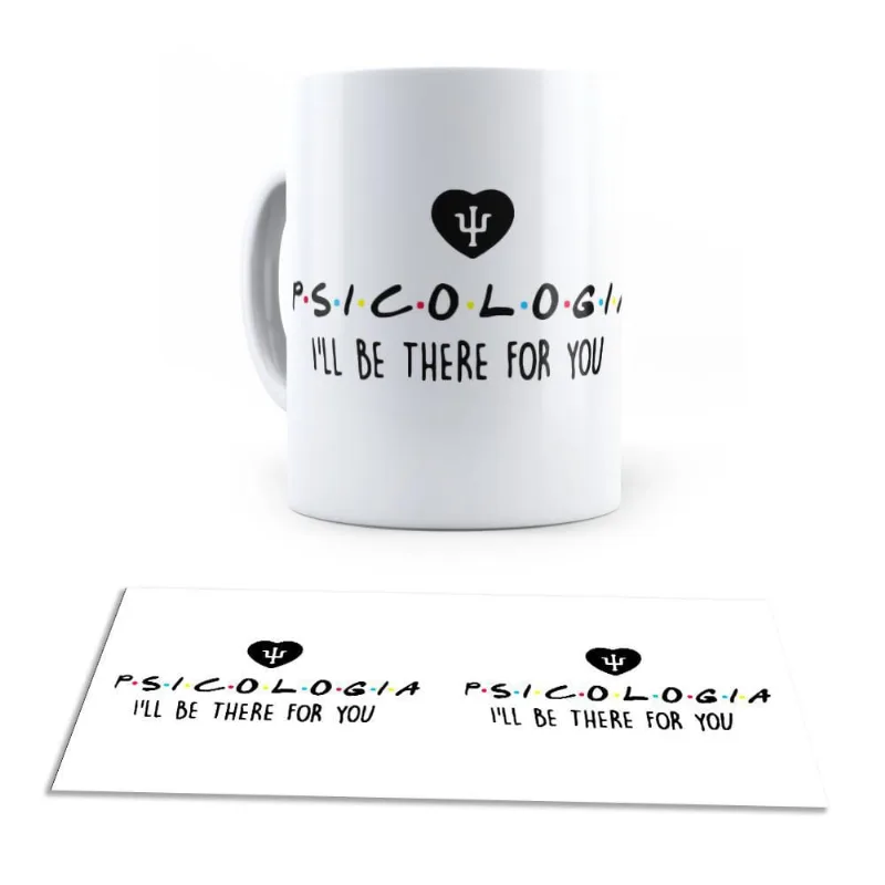 Caneca Psicologia Friends Presente Criativo Frase Psico