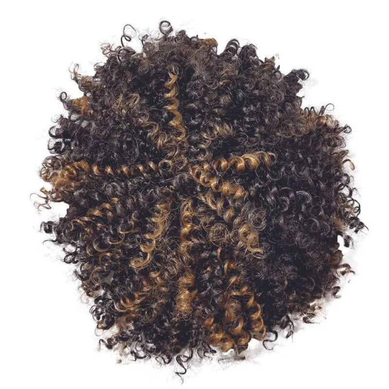 Aplique Coque Afro Puff Fibra Sintética P90