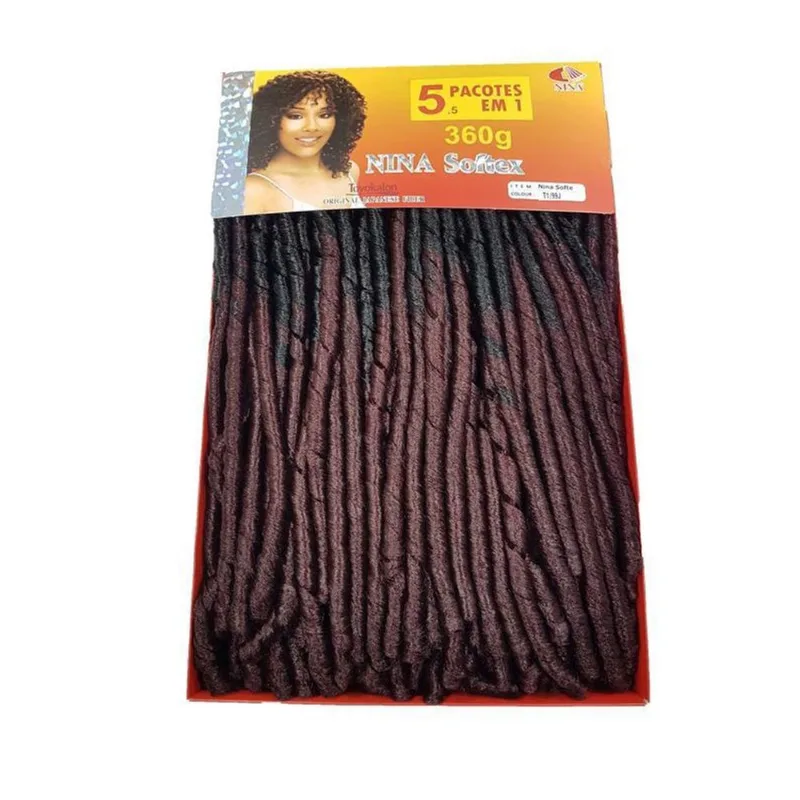 Cabelo Cacheado Nina Softex Original Pacotão 360Gr