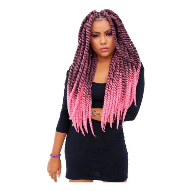 Cabelo Mambo Twist Fibra Sintética 120G