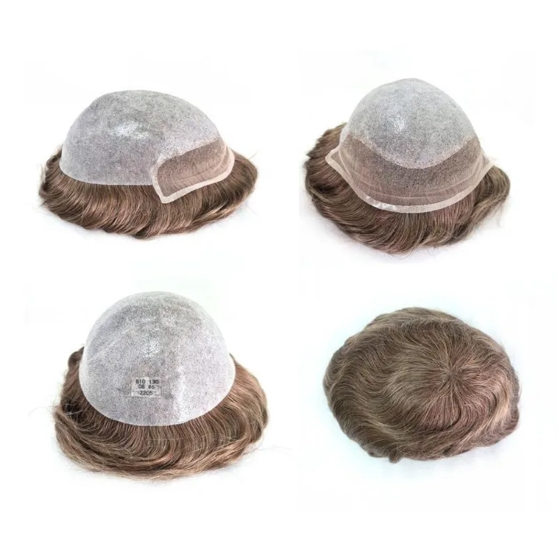 Prótese Capilar Cabelo Humano Hibrida Natural Bio Sh 1B