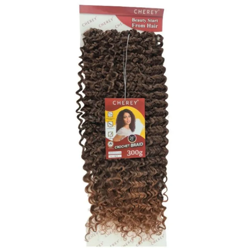 Cabelo Percific Curl Para Corchet Braid 300G 65Cm