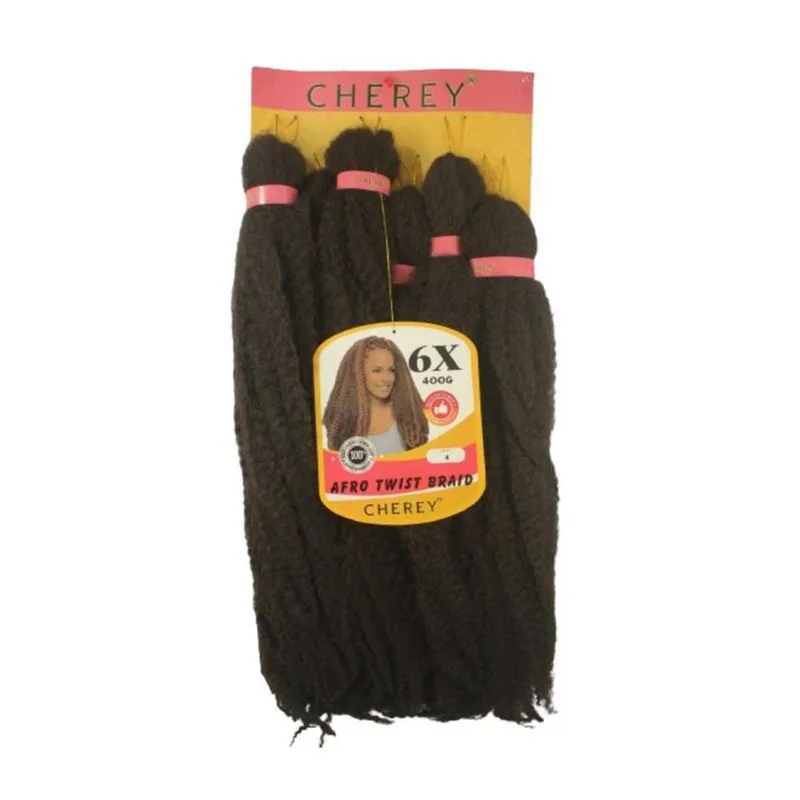Cabelo Afro Twist 6X Pacotão 400G Cherey Marley