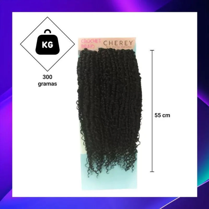 Aplique Cabelo 3X Boho Passion 55Cm 300G Crochet Braid