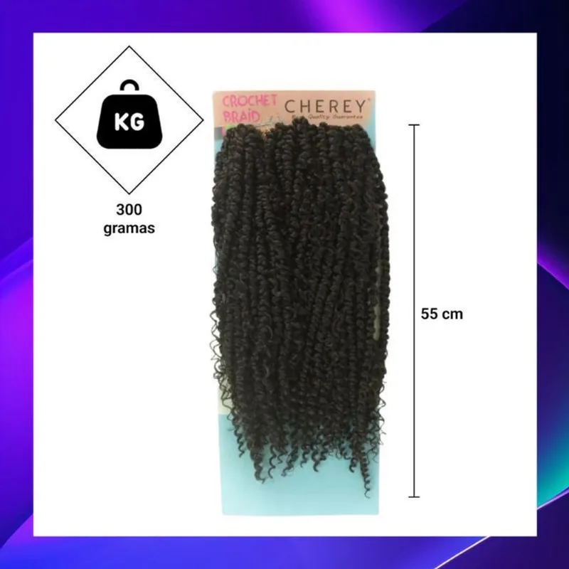 Aplique Cabelo 3X Boho Passion 55Cm 300G Crochet Braid